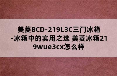 美菱BCD-219L3C三门冰箱-冰箱中的实用之选 美菱冰箱219wue3cx怎么样